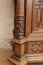 Renaissance style Cabinet in Oak, Belgium 19th century