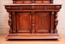 Renaissance style Cabinet in Walnut, France 19th century