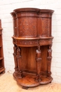 Renaissance style Cabinet in Walnut, France 1900