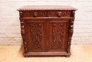 Renaissance style Server in Oak, France 19th century