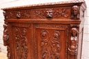 Renaissance style Server in Oak, France 19th century