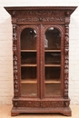 Renaissance style Bookcase in Oak, France 19th century