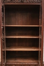 Renaissance style Bookcase in Oak, France 19th century