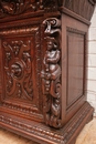 Renaissance style Cabinet in Oak, France 19th century