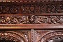 Renaissance style Cabinet in Oak, France 19th century