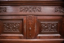 Renaissance style Cabinet in Oak, Belgium 1900