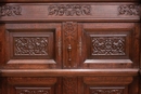 Renaissance style Cabinet in Oak, Belgium 1900