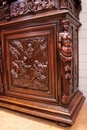 Renaissance style Cabinet in Walnut, France 19th century