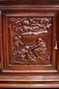 Renaissance style Cabinet in Walnut, France 19th century