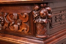 Renaissance style Cabinet in Walnut, France 19th century