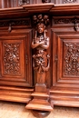 Renaissance style Cabinet in Walnut, France 19th century