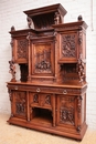 Renaissance style Cabinet in Walnut, France 19th century