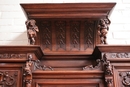 Renaissance style Cabinet in Walnut, France 19th century