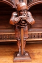 Renaissance style Cabinet in Walnut, France 19th century