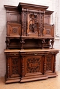 Renaissance style Cabinet in Walnut, France 19th century