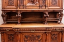 Renaissance style Cabinet in Walnut, France 19th century