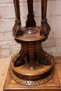 Renaissance style Pedestal in Walnut, France 19th century