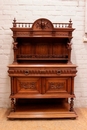 Renaissance style Server in Walnut, France 19th century