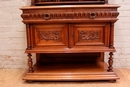 Renaissance style Server in Walnut, France 19th century