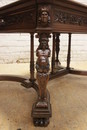 Renaissance style Table in Walnut, Belgium 1900