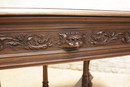 Renaissance style Table in Walnut, Belgium 1900