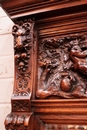 Renaissance style Umbrella stand in Oak, France 19th century