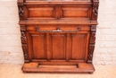 Renaissance style Umbrella stand in Oak, France 19th century