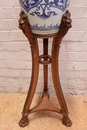 style Flower stand in Walnut, France 19th century