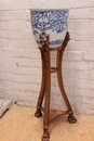 style Flower stand in Walnut, France 19th century