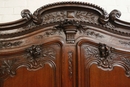 Normandy  style French armoire in Oak, France 18 th century