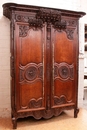 Normandy style Armoire in Oak, France 18th century