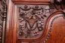 Normandy style Armoire in Oak, France 18th century