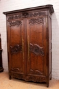 Normandy style Armoire in Oak, France 18th century