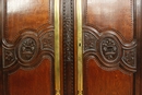 Normandy Viroise style Armoire in Oak, France 18 th century