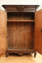 Normandy style Armoire in Oak, France 19th century