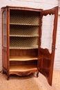 French provencal style Display cabinet in Walnut, France 1920