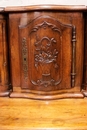 French provencal style Cabinet in Walnut, France 1920