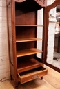 Provencal style Display cabinet in Walnut, France 1930