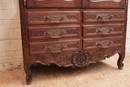 Louis XV style Display cabinet in Walnut, France 1900