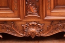 Provencal style Sideboard in Walnut, France 1920