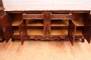 Provencal style Sideboard in Walnut, France 1920