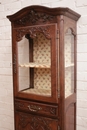 Provencial style Display cabinet in Oak, France 1920