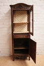 Provencial style Display cabinet in Oak, France 1920