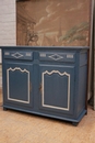 style Cabinet in paint oak, France 19th century