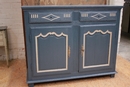 style Cabinet in paint oak, France 19th century