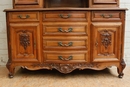 Louis XV style Cabinet in Walnut, France 1900