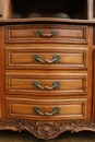 Louis XV style Cabinet in Walnut, France 1900