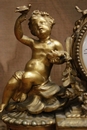 style Clock in gilt bronze, France 19th century