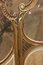 Louis XV style Folding screen in gilt wood, France 19th century
