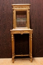 Louis XVI style Display cabinet in gilt wood, France 1900